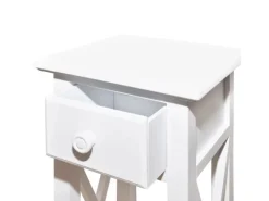 vidaXL Beistelltisch mit Schublade 241147