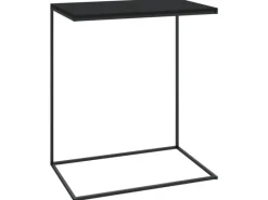 Hot vidaXL Beistelltisch Schwarz 55x35x66 cm Holzwerkstoff