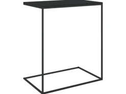 Hot vidaXL Beistelltisch Schwarz 55x35x66 cm Holzwerkstoff