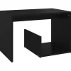 Outlet vidaXL Beistelltisch Schwarz 59x36x38 cm Holzwerkstoff