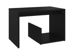 Outlet vidaXL Beistelltisch Schwarz 59x36x38 cm Holzwerkstoff