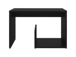Outlet vidaXL Beistelltisch Schwarz 59x36x38 cm Holzwerkstoff