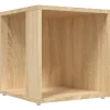 Outlet vidaXL Beistelltisch Sonoma-Eiche 33x33x34,5 cm Holzwerkstoff