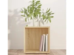 Outlet vidaXL Beistelltisch Sonoma-Eiche 33x33x34,5 cm Holzwerkstoff