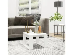 vidaXL Beistelltisch 50x50x35 cm Holzwerkstoff 808621 Weiß