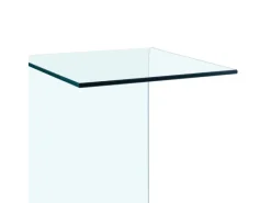 Discount vidaXL Beistelltisch 40x40x60 cm Hartglas