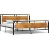 vidaXL Bett Metall 200x200 cm Modell 11115659