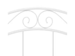Sale vidaXL Bett Weiß Metall 90x200 cm Modell 1922493