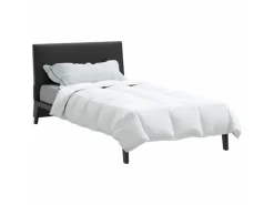 Best vidaXL Bettdecke Weiß 140 x 220 cm Feder 42007645