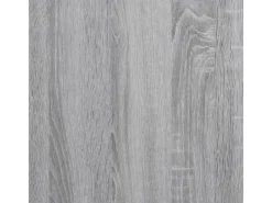 vidaXL Bettgestell Grau Sonoma 200x200 cm Holzwerkstoff und Metall 3280085