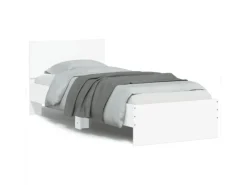 vidaXL Bettgestell mit Kopfteil 90x200 cm Holzwerkstoff 838624