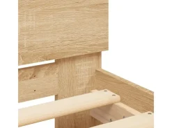 Outlet vidaXL Bettgestell mit Kopfteil Sonoma-Eiche 200x200 cm1944320