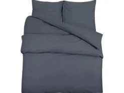 Clearance vidaXL Bettwäsche-Set 155x220 cm Leichte Mikrofaser 135943 Anthrazit