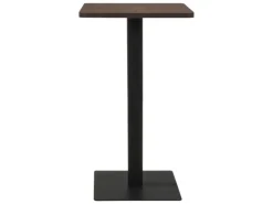 Discount vidaXL BistRotisch Dunkle Esche 60x60x107 cm