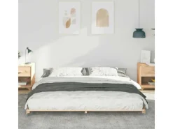 Hot vidaXL Bodenbettgestell 180 x 200 cm Massivholz Kiefer 873061 Braun