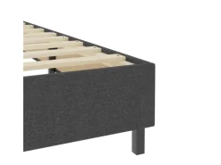 vidaXL Boxspring-Bettgestell Grau Stoff 200x200 cm621163