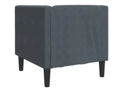 vidaXL Chesterfield-Sessel Dunkelgrau Samt 2146438