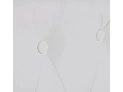 vidaXL Chesterfield-Sofa 3-Sitzer Kunstleder Weiß