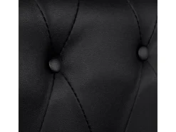 vidaXL Chesterfield-Sofas 2-Sitzer und 3-Sitzer Kunstleder Schwarz