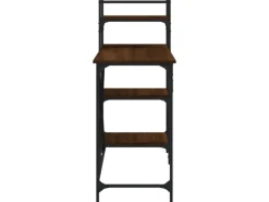 vidaXL Computertisch mit Regal Braun Eiche-Optik 120x47x109 cm 836217