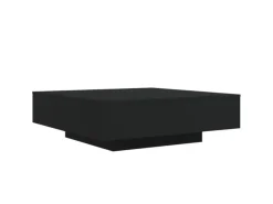 vidaXL Couchtisch Schwarz 100x100x31 cm Holzwerkstoff