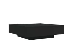 vidaXL Couchtisch Schwarz 100x100x31 cm Holzwerkstoff