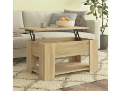 Discount vidaXL Couchtisch Sonoma-Eiche 79x49x41 cm Holzwerkstoff