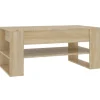 vidaXL Couchtisch Sonoma-Eiche 102x55x45 cm Holzwerkstoff
