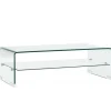 Best vidaXL Couchtisch Transparent 98×45×31 cm Hartglas 284745