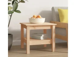 Hot vidaXL Couchtisch 45x45x40 cm Massivholz Kiefer