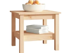 Hot vidaXL Couchtisch 45x45x40 cm Massivholz Kiefer
