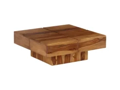 New vidaXL Couchtisch 80x80x30 cm Massivholz Akazie 246250