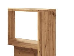 Online vidaXL Eck-Bücherregal 4 Etagen Artisan-Eiche 85x85x140 Holzwerkstoff