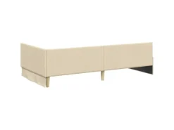 vidaXL Eckbettgestell mit Kopfteil 80 x 200 cm Stoff 42016033