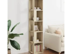 Sale vidaXL Eckregal Sonoma-Eiche 33x33x164,5 cm Holzwerkstoff
