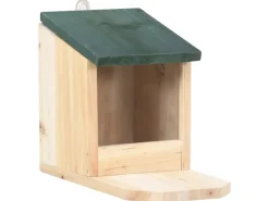 vidaXL Eichhörnchen Futterhäuser 4 Stk. Tannenholz