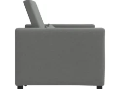 Best vidaXL Einzel-Schlafsofa mit Rädern 90 x 165 x 87 cm Stoff 42002685 Dunkelgrau