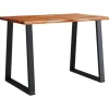 vidaXL Esstisch Baumkante 110x70x75 cm Massivholz Akazie