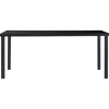 vidaXL Esstisch Schwarz 180 x 90 x 75 cm Hartglas Metall