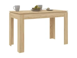 vidaXL Esstisch Sonoma-Eiche 120x60x76 cm Holzwerkstoff