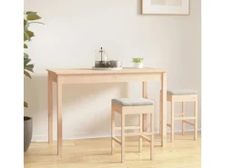 vidaXL Esstisch 110x55x75 cm Massivholz Kiefer