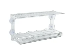 vidaXL Fenster-Futterstellen für Vögel 2 Stk. Acryl 30x12x15 cm