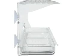 vidaXL Fenster-Futterstellen für Vögel 2 Stk. Acryl 30x12x15 cm