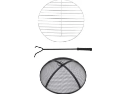 vidaXL Feuertisch Mosaik Keramik Terracotta 68 cm