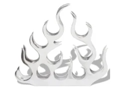 Clearance vidaXL Flaschenregal für 11 Flaschen Silbern Aluminium