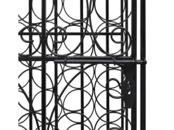 Online vidaXL Flaschenregal für 28 Flaschen Metall 47 x 35 x 111 cm