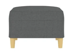 vidaXL Fußhocker Dunkelgrau 70x55x41 cm Stoff Modell 2