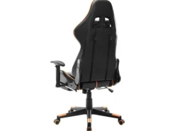 vidaXL Gaming-Stuhl mit Fußstütze Schwarz und Orange Kunstleder Modell 1