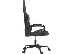 vidaXL Gaming-Stuhl mit Massagefunktion Schwarz Tarnfarben Kunstleder Modell 2