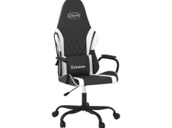 vidaXL Gaming-Stuhl Schwarz und Weiß Kunstleder Modell 7